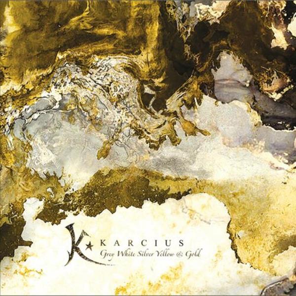 Grey White Silver Yellow and Gold by Karcius