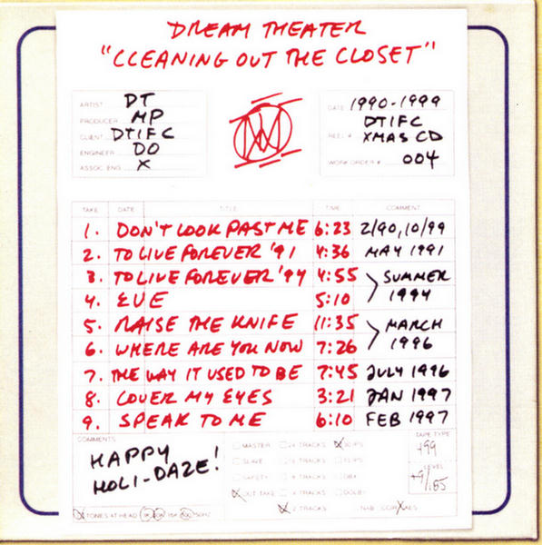 Cleaning Out The Closet by Dream Theater